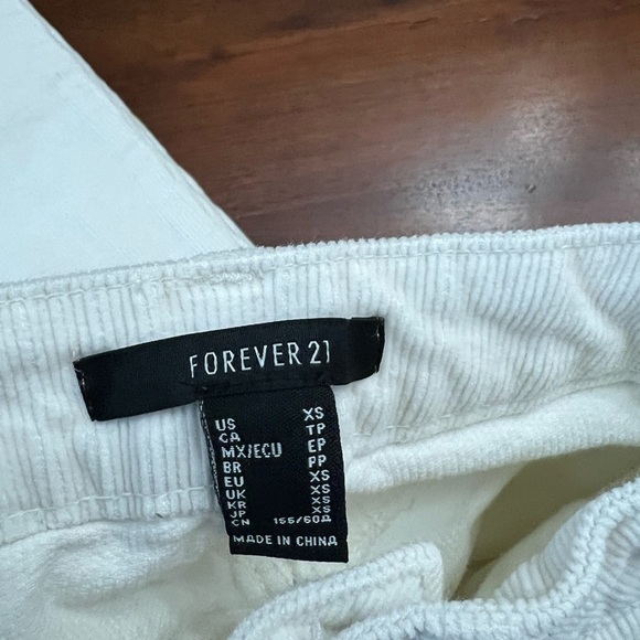 Ivory/Cream Corduroy Jeans - Picture 2 of 3